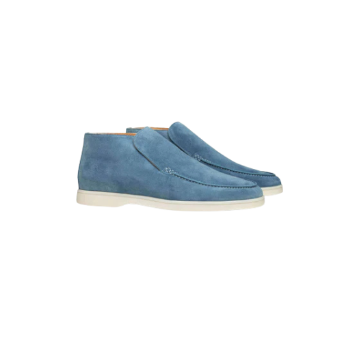 Men's Suede Moccasin Ankle Boots