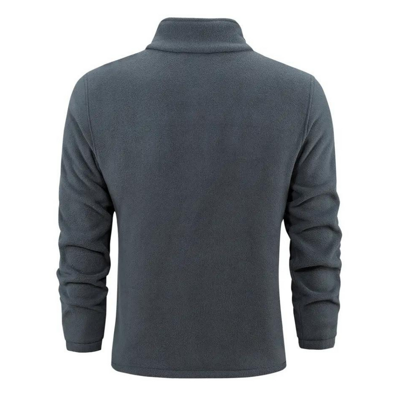 Men's Full-Zip Fleece Jacket with Warm Lining