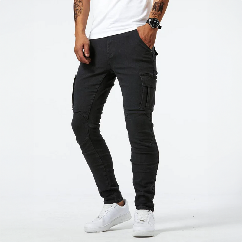 Men's Slim-Fit Cargo Trousers