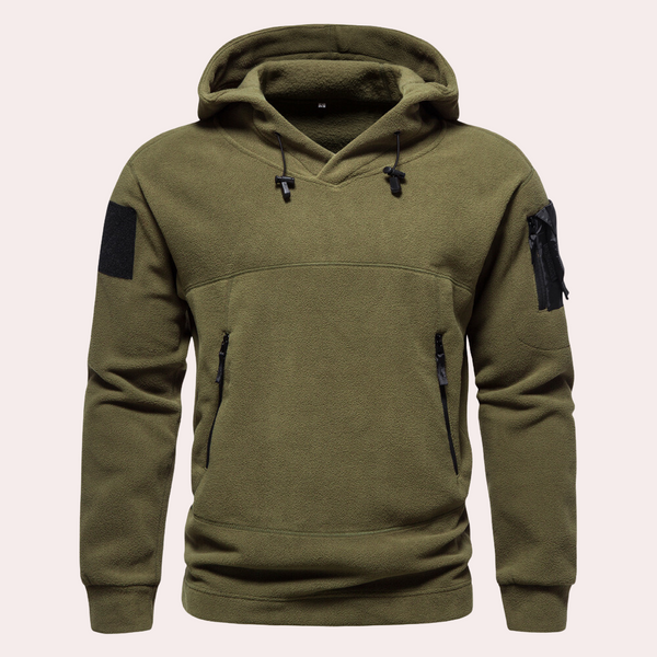 Men's Fleece Hoodie with Utility Pockets