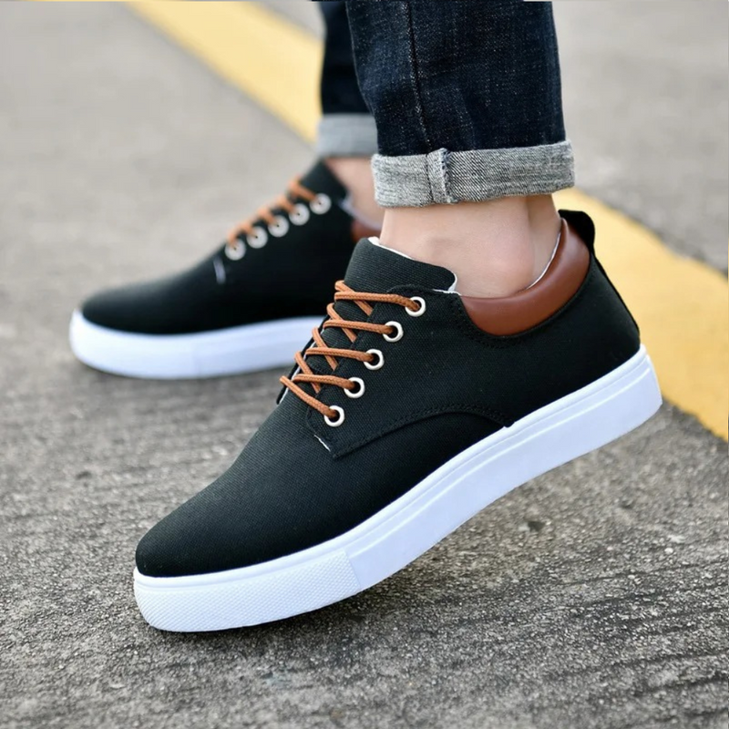 Men's Casual Lace-Up Sneakers for Everyday Wear