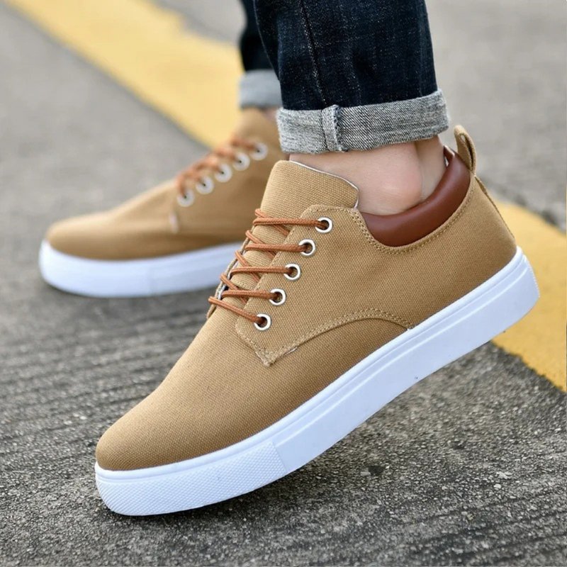 Men's Casual Lace-Up Sneakers for Everyday Wear