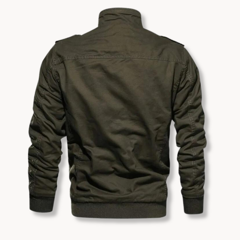 Men's Warm Utility Jacket with Inner Fleece