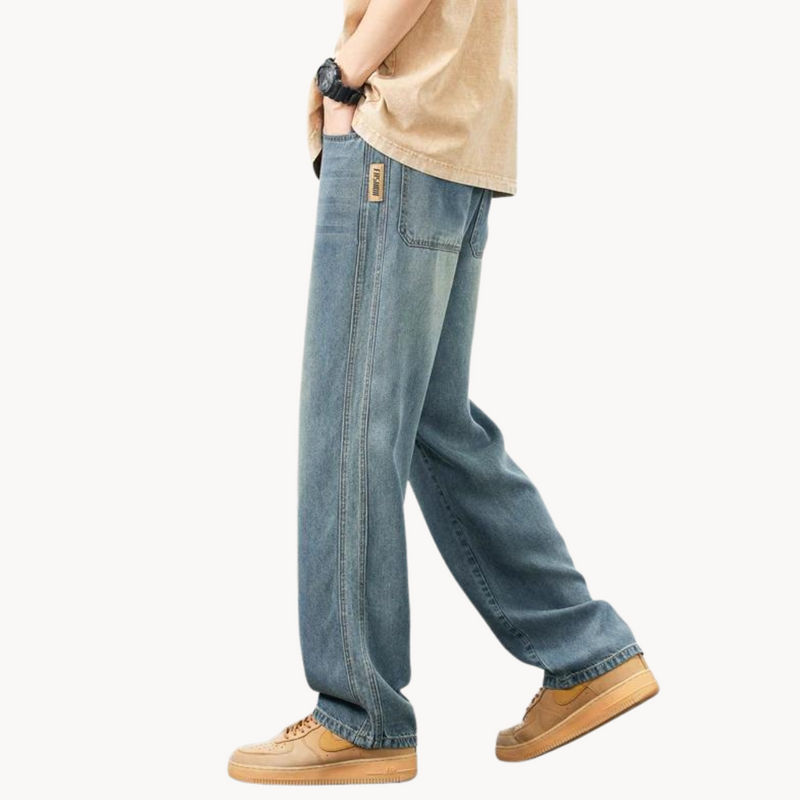 Men's Relaxed Wide-Leg Jeans