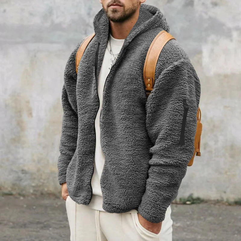 Men's Fleece Hoodie Jacket