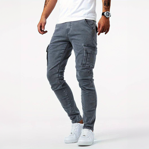 Men's Slim-Fit Cargo Trousers