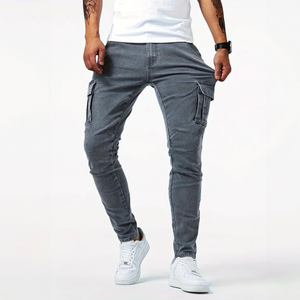 Men's Slim-Fit Cargo Trousers